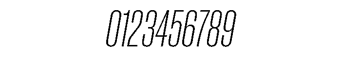 Neue Corp Variable Condensed Light Italic Font OTHER CHARS