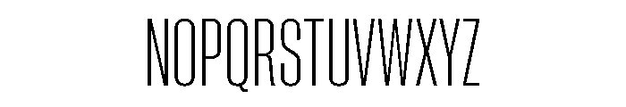 Neue Corp Variable Condensed Light Font UPPERCASE