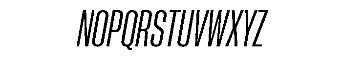 Neue Corp Variable Condensed Medium Italic Font UPPERCASE