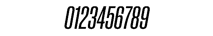 Neue Corp Variable Condensed Semibold Italic Font OTHER CHARS