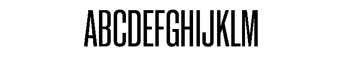 Neue Corp Variable Condensed Semibold Font UPPERCASE