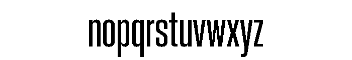 Neue Corp Variable Condensed Semibold Font LOWERCASE