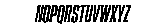 Neue Corp Variable Condensed Ultrabold Italic Font UPPERCASE