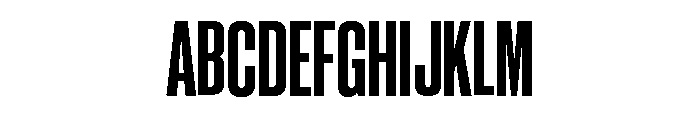 Neue Corp Variable Condensed Ultrabold Font UPPERCASE