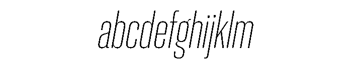 Neue Corp Variable Condensed Ultralight Italic FONT