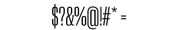 Neue Corp Variable Condensed Font OTHER CHARS