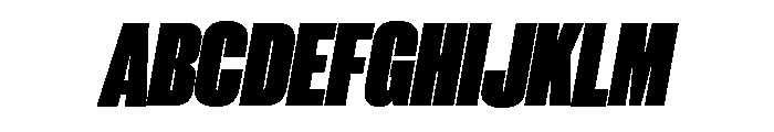 Neue Corp Variable Tight Black Italic Font UPPERCASE