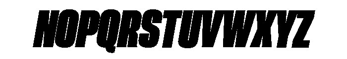 Neue Corp Variable Tight Black Italic Font UPPERCASE