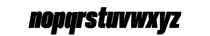 Neue Corp Variable Tight Black Italic Font LOWERCASE