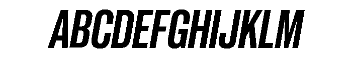Neue Corp Variable Tight Bold Italic Font UPPERCASE