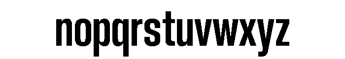 Neue Corp Variable Tight Bold Font LOWERCASE