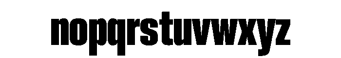 Neue Corp Variable Tight Heavy Font LOWERCASE