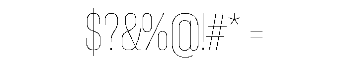 Neue Corp Variable Tight Thin Font OTHER CHARS