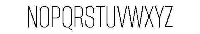 Neue Corp Variable Tight Ultralight Font UPPERCASE
