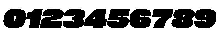 Neue Corp Variable Wide Black Italic Font OTHER CHARS