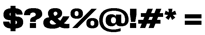 Neue Corp Variable Wide Bold Font OTHER CHARS