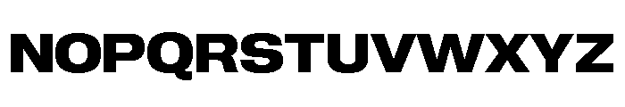 Neue Corp Variable Wide Bold Font UPPERCASE