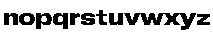 Neue Corp Variable Wide Bold Font LOWERCASE