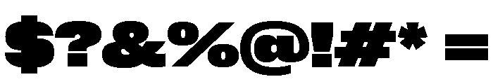 Neue Corp Variable Wide Heavy Font OTHER CHARS