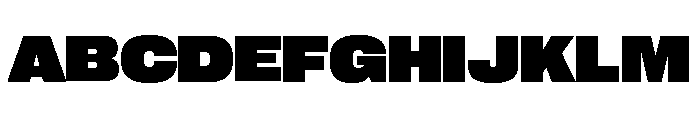Neue Corp Variable Wide Heavy Font UPPERCASE
