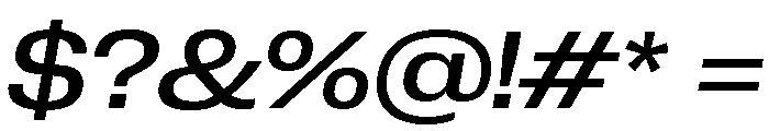 Neue Corp Variable Wide Medium Italic Font OTHER CHARS
