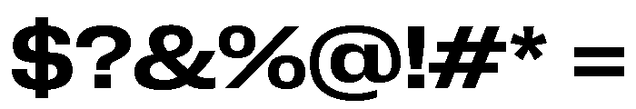 Neue Corp Variable Wide Semibold Font OTHER CHARS