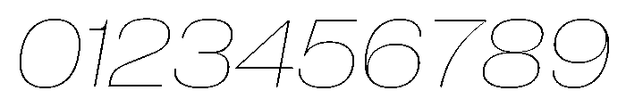 Neue Corp Variable Wide Thin Italic Font OTHER CHARS