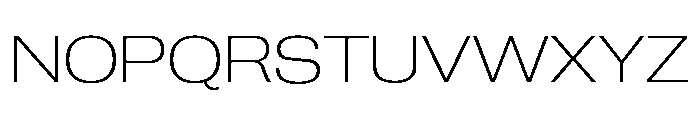 Neue Corp Variable Wide Ultralight Font UPPERCASE