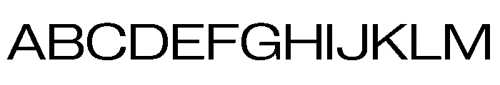 Neue Corp Variable Wide Font UPPERCASE