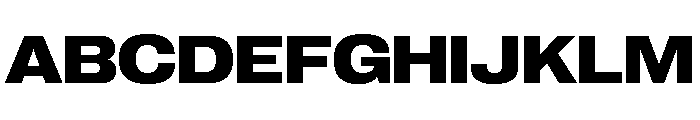 Neue Corp Wide Bold Font UPPERCASE