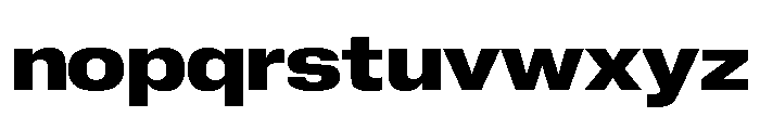 Neue Corp Wide Bold Font LOWERCASE