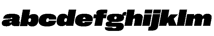 Neue Corp Wide Heavy Italic FONT