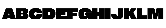 Neue Corp Wide Heavy Font UPPERCASE