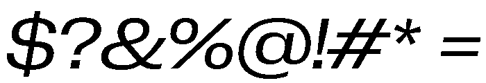 Neue Corp Wide Italic Font OTHER CHARS