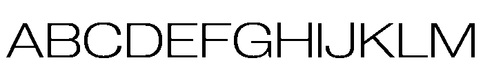 Neue Corp Wide Light Font UPPERCASE