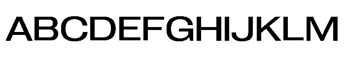 Neue Corp Wide Medium 2 Font UPPERCASE