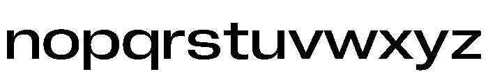 Neue Corp Wide Medium 2 Font LOWERCASE