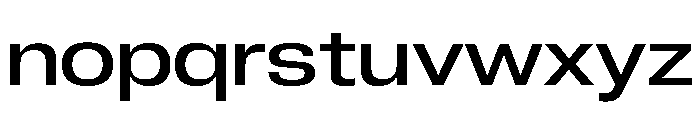Neue Corp Wide Medium Font LOWERCASE