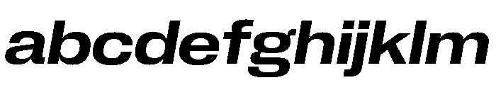 Neue Corp Wide Semibold Italic FONT