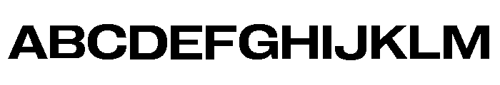 Neue Corp Wide Semibold Font UPPERCASE