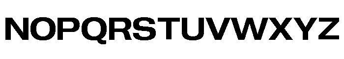Neue Corp Wide Semibold Font UPPERCASE