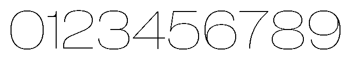 Neue Corp Wide Thin Font OTHER CHARS