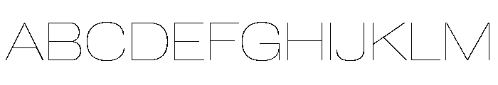 Neue Corp Wide Thin Font UPPERCASE