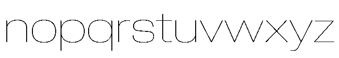 Neue Corp Wide Thin Font LOWERCASE