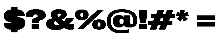 Neue Corp Wide Ultrabold Font OTHER CHARS
