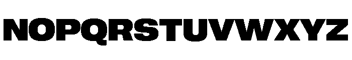 Neue Corp Wide Ultrabold Font UPPERCASE