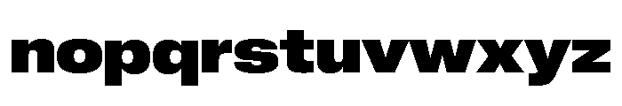Neue Corp Wide Ultrabold Font LOWERCASE