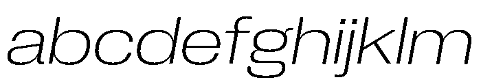 Neue Corp Wide Ultralight Italic FONT