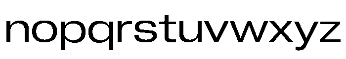 Neue Corp Wide Font LOWERCASE