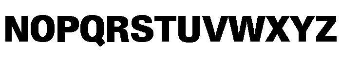 Neue Gstaad Compact Variable Compact Black Font UPPERCASE